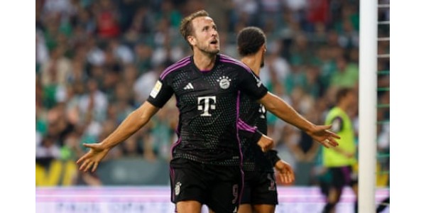 Harry Kane marca su primer gol en la Bundesliga